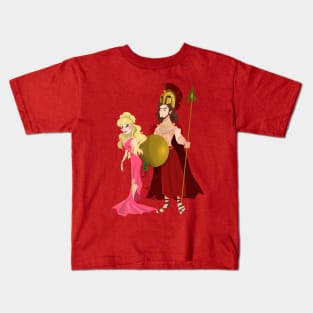 Aphrodite and Ares Kids T-Shirt